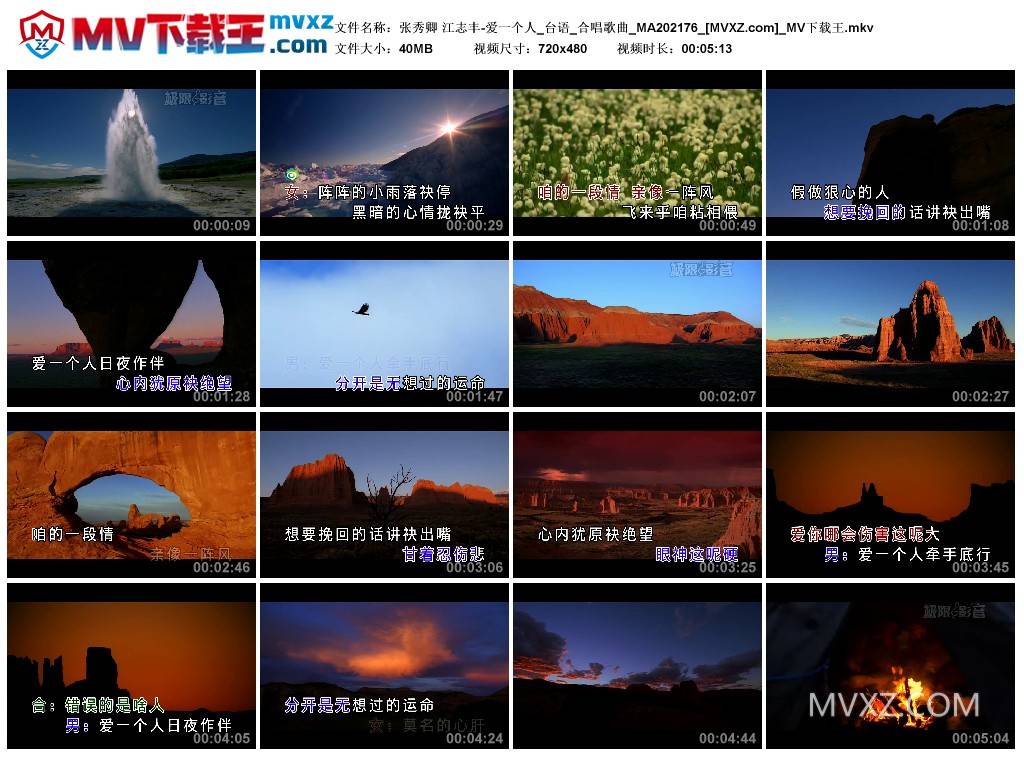 张秀卿 江志丰-爱一个人_台语_合唱歌曲_MA202176